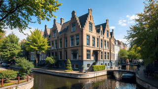 Students learning in a Dutch language class in Chennai.